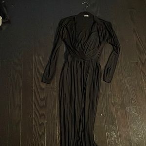 Tobi maxi dress black